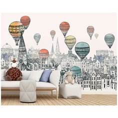 K00904 Фотообои Детские Barton Wallpapers "Воздушные шары" 400х270 см