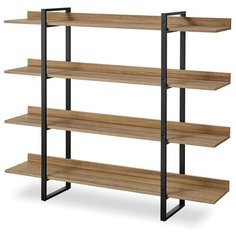 Стеллаж Connecticut, орех/черный