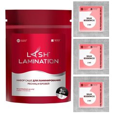 Innovator Cosmetics Набор саше с составом №3 Silk Essence для ламинирования ресниц и бровей Sexy Lamination белый