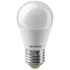Лампочка ОнЛайт LED E27 10W 230V 2700K OLL-G45-10-230-2.7K-E27 61 968 / 82 912
