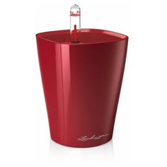 Кашпо MINI-DELTINI, красный, с системой полива, Lechuza