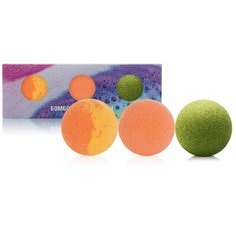 Набор бомб для ванны STENDERS "Цитрусовый микс": Апельсиновая + Грейпфрутовая + Цитрусовый сорбет, 3 шт