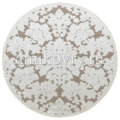 Бельгийский вискозный ковер Venezia RV321-R119 круг (200*200 см) Ragolle
