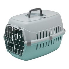 Moderna переноска roadrunner с металлической дверцей, 55,9 x 36,9 x 34,9 см, светло-голубой (recycled roadrunner metal door) mod-t201-0370-0044, 1,100 кг