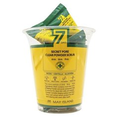 MAY ISLAND скраб для лица 7Days Secret Pore Clear Powder Scrub 5 г 12 шт.