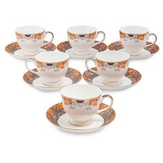 Чайный набор на 6 перс. Риомаджоре (Riomaggiore Pavone) JK-223 113-451642