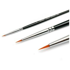 RUNAIL RuNail, кисть для дизайна и "под кутикулу" Detail S Synthetic ANR №9 (1 шт)