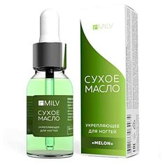 MILV Milv, сухое укрепляющее масло для ногтей "MELON", 15 мл