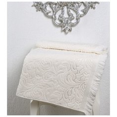 Полотенце махровое "Karna. Esra", 90x150 см (кремовый)