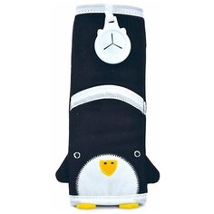 Trunki Накладка-чехол Пингвин для ремня безопасности черный