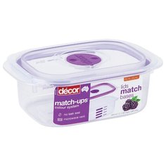 Контейнер MATCH UPS REALSEAL прямоугольный 500мл Decor