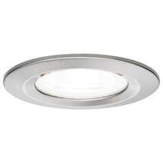 Светильник встраиваемый Paulmann LED Nova 6.5Вт 470Лм 4000К GU10 IP44 230В Никель Алюминий 92977