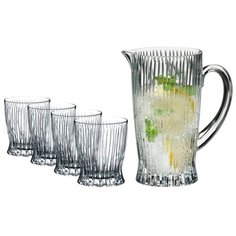 Набор бокалов с графином Cold Drinks 5 предметов, материал хрусталь, Riedel, 5515/23S1