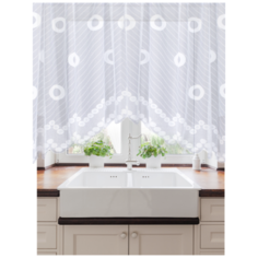 Шторы Интерия Штора Тюль жаккард Эдем2 300*170 см 1 шт белый