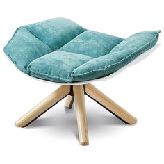 Оттоманка в стиле Husk, бирюзовый I Modern