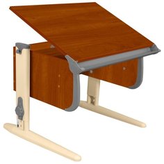 Стол детский ДЭМИ СУТ-24 75x55 см яблоня/серый/бежевый