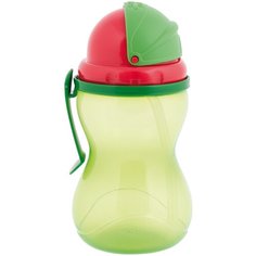 Поильник с трубочкой Canpol Babies 56/113, 370 мл зеленый