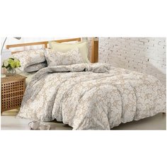 Постельное белье 1.5-спальное Amore Mio Bachata, поплин, поплин, 70 х 70 см, бежевый