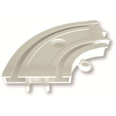 Поворот двухрядный 45град. 2шт. для карнизов SlimFlex