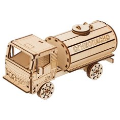 Сборная модель BIR-006 Пазл 3D фанера бензовоз Rezark