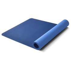 Коврик для йоги 183х61х0,4, синий Icon