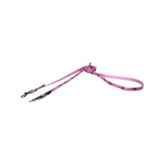 Rogz виа поводок-перестежка для щенков, размер m, ширина 16мм, длина 2м, розовый, 0,010 кг