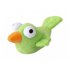 Rogz игрушка для кошек плюшевая птичка с кошачьей мятой, лайм (catnip plush bird) ctc01-l, 0,018 кг (2 шт)