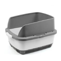 Canada litter набор cateco (туалет, бортики, совок, 10 пеленок), серый, 3,000 кг