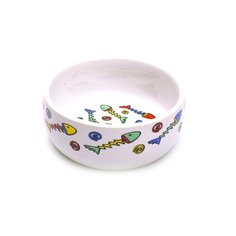 Ipts миска для кошек фарфоровая с цветными рыбками 325мл*11см (651052)16612, 0,310 кг Beeztees