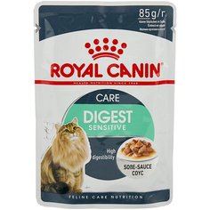 Влажный корм для кошек Royal Canin Digest Sensitive, при чувствительном пищеварении 18 шт. х 85 г (кусочки в соусе)