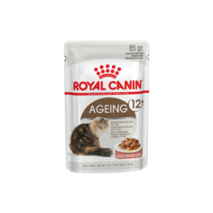 Влажный корм для пожилых кошек Royal Canin Ageing +12 10 шт. х 85 г (кусочки в соусе)