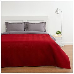 Покрывало Этель 1,5-спальное, Бургундия, 150*210+-5 см, микрофайбер, 60 г/м2