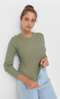 Stradivarius Свитер С Круглым Вырезом Multicolor M