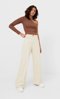 Stradivarius Топ Асимметричного Кроя Multicolor Xs