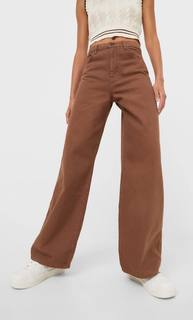 Stradivarius Брюки Из Твила Multicolor 42