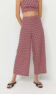Stradivarius Брюки-Кюлоты С Принтом Multicolor S