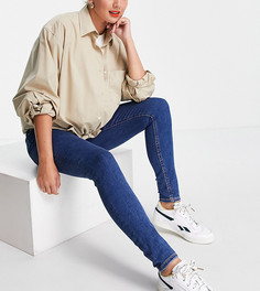 Синие джинсы скинни с эластичным поясом ASOS DESIGN Maternity-Голубой