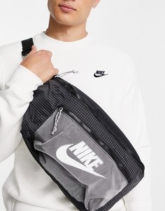 Сумка-кошелек на пояс черного и серого цвета из ткани рипстоп Nike Tech-Черный цвет