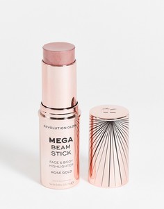 Стик-хайлейтер Revolution Glow Mega Beam Stick - Rose Gold-Золотистый