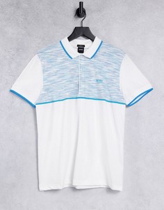 Футболка-поло BOSS Athleisure Paule-Белый