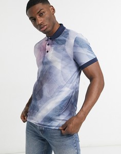 Футболка-поло BOSS Athleisure paddy 6-Темно-синий
