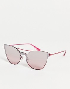 Большие солнцезащитные очки «кошачий глаз» Vogue-Розовый цвет
