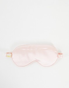 Нежно-розовая атласная маска для глаз SMUG-Розовый цвет