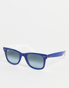 Солнцезащитные очки с квадратными линзами Ray Ban-Голубой