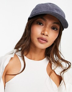 Выбеленная серая бейсболка ASOS DESIGN-Серый