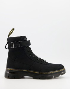 Черные ботинки из технологичного материала Dr Martens Coombs-Черный цвет