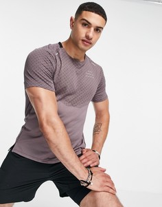 Серая футболка с технологией "TechKnit" Nike Run Division Statement Dri-FIT Advanced-Серый