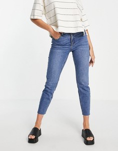 Светло-синие джинсы из органического смесового хлопка Vero Moda Brenda-Голубой