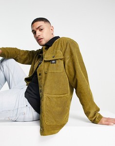 Зеленая вельветовая куртка Vans Drill Chore-Зеленый цвет