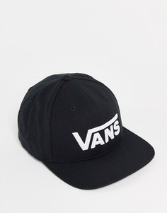 Черная бейсболка Vans Drop V II-Черный цвет